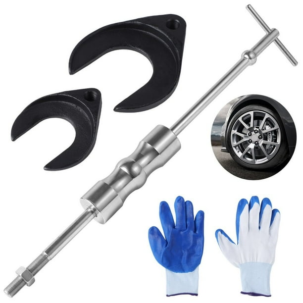Kit de extractor de eje CV interior, herramienta de extracción de junta CV interior con adaptador y martillo deslizante de 18 hilos de 5/8", extractor de eje de transmisión de rueda delantera, martill
