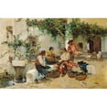 thumbnail image 2 of Sorolla, Joaquin 18x13 Black Modern Framed Museum Art Print Titled - Selling melons, 2 of 4