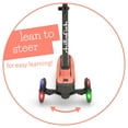 thumbnail image 5 of Chillafish Scotti Glow 3-Wheel Lean-to-steer Scooter with Light-up Wheels, Twintip Antislip Deck, Adjustable Handlebars, Ages 3+, Flamingo, 5 of 12