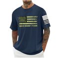 thumbnail image 1 of Tops para hombre, blusas y camisas de cuello redondo y manga corta para hombre, blusas casuales de cuello redondo con estampado de moda para hombre, blusas de cuello redondo y manga corta, camisas par, 1 of 5