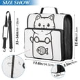 thumbnail image 2 of FORMRS Zipper Binder with Shoulder Strap 2-inch Ring 500 Sheet Capacity File Bag, Cute Chubby Cat, 2 of 5