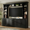 thumbnail image 6 of Aukfa Wall Unit TV Stand for TVs up to 70",Entertainment Center with Storage with Bookshelf for Living Room, Black, 6 of 8