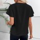thumbnail image 3 of Camisetas de Mujer Suelto Ajuste Cuello Casual Lindo Impreso Suelto Blusa de Verano de las Señoras Superior, Tops de Verano de las Mujeres Suelto Ajuste, 3 of 8
