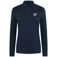 thumbnail image 2 of Women's Levelwear Navy Washington Nationals Power Insignia 2.0 Quarter-Zip Pullover Top, 2 of 3