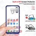 thumbnail image 4 of IBAOLE for Huawei P30 Lite Case, Built-in Screen Protector 360 Full-Body Protective Dual Layer Shockproof Slim Clear Anti-Scratch Phone Case Cover for Huawei P30 Lite Black SBL360 SAM A20 Blue, 4 of 7