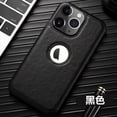 thumbnail image 5 of Luxury Leather Case for Apple iPhone 15 Pro MAX 14 13 12 11 XS XR 7 8 Plus Original Logo Hole Silicone Lens Protection Cover, 5 of 5