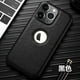 thumbnail image 5 of Luxury Leather Case for Apple iPhone 15 Pro MAX 14 13 12 11 XS XR 7 8 Plus Original Logo Hole Silicone Lens Protection Cover, 5 of 5