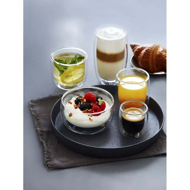 Zwilling Sorrento Double Wall Glassware 2-pc, Bowl Set, Transparent