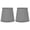 Silver Gray, variant on YAHHU 2Pcs Indoor Lamp Shade European Style Fabric Lampshade Replacement for E14 Chandelier Table Lamp Floor Lamp Wall Light Fixture, Minimalist Home Decor Accessory, Red