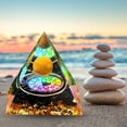 thumbnail image 3 of Generador Orgone Pyramid Crystals 5 Cm Universal Piedra Natural para La Oficina en Casa Regalo Al Aire Libre, 3 of 8