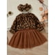 thumbnail image 4 of Bebé Niñas Abrigo Vestido Leopardo Cardigan Tutu Falda(Café/3 años) Nituyy Falda-GL715-FT58203A6, 4 of 6