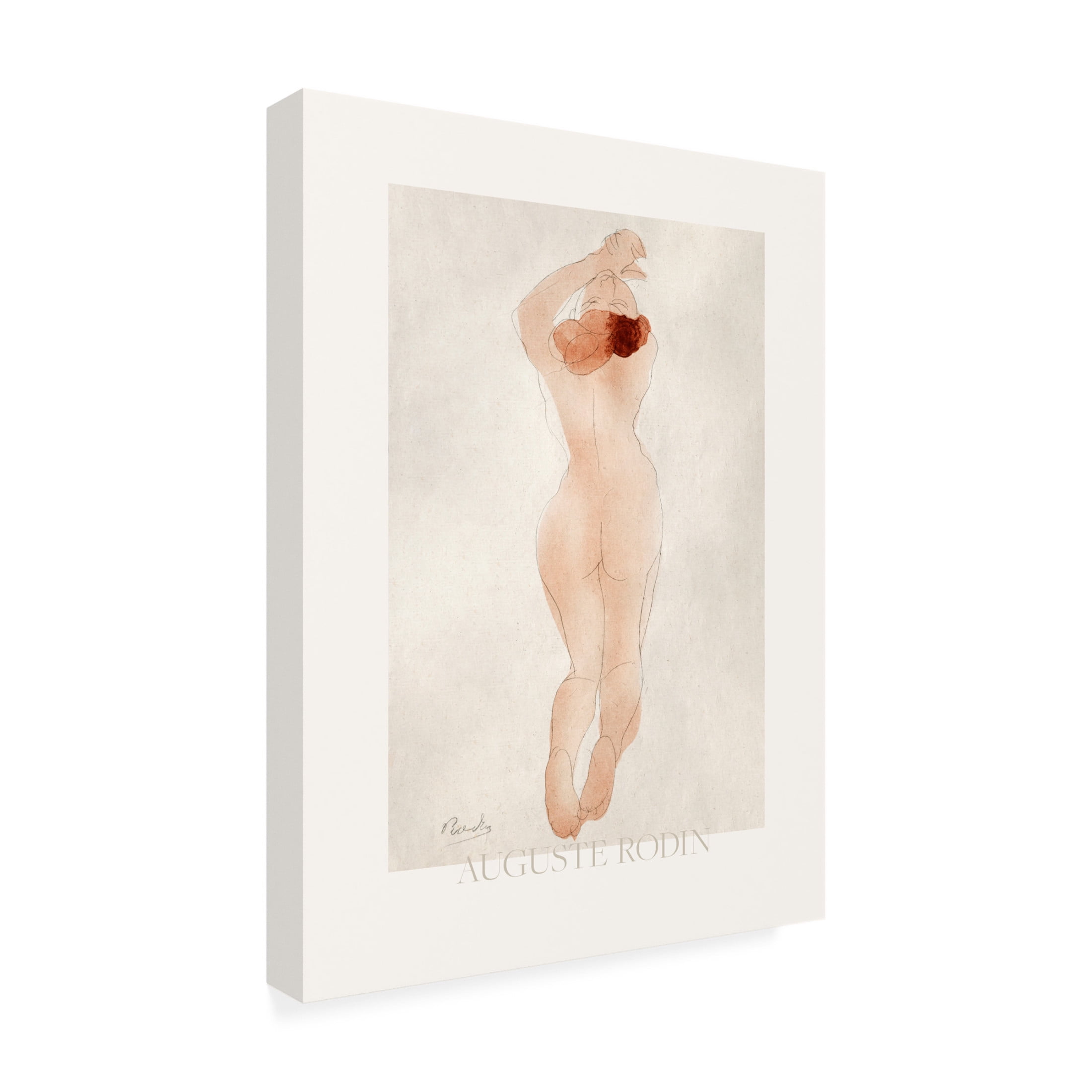 Canvas Wall Art - Pictufy 'Caresse Moi Danc, Chei Ri' Wall Art for Living Room, Bedroom, or Office D?cor by Trademark Fine Art - 14 x 19 Inches