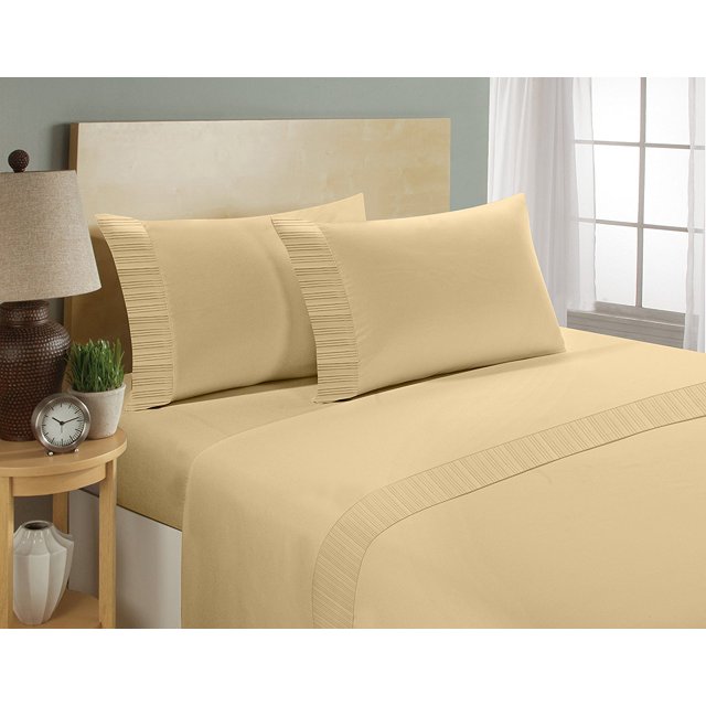 Home Sweet Home London 1800 Series - Microfiber Deep Pocket Twin Bed Sheets Set (Taupe)