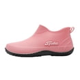 thumbnail image 2 of Women's Slip On Breathable Walking Shoes, Low Cut Soft Sole Waterproof Short Rain Boots Design with Cushion Comfort, Sneakers for Daily Leisure Gift, 2 of 4