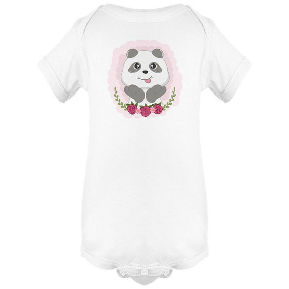 Beautiful Cute Panda Bear Bodysuit Infant -Image by Shutterstock,  Newborn