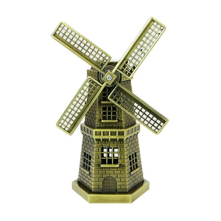 5" Bronze Windmill Statue
