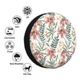 thumbnail image 3 of Bingfone Lilies Flowers Spare Tire Cover Weatherproof Universal Wheel Protectors for RV Camper Travel Trailer SUV Truck-16 inch, 3 of 8