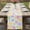 Pink, variant on Table Runner 36 Inches Long for Kitchen Dining, Easter Eggs Dresser Scarf Farmhouse, Dining Table Decorations for Wedding/Parties, Cute Colorful Farmhouse Love Black 13 x 36 In