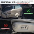 thumbnail image 2 of Organizador de puerta DIAMOOKY Metal para Jeep Wrangler JL JLU 4XE 2018-2025 y Gladiator JT 2020-2022, 2 of 8