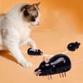 thumbnail image 2 of TISHITA Cat Toy Running Funny Interactive Play Electronic Rat Mouse for Black, 2 of 8