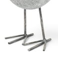 thumbnail image 4 of HomeRoots 392522 Resin Bent Bird Sculpture, Off White & Grey, 4 of 5