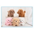 thumbnail image 4 of Electronic Plush Toys Puppy-Walking, Barking, Tail Wagging, Stretching Companion Animal for Kids Toddlers（Collar gold fur (beige)）, 4 of 5