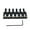 Black, variant on MOMOJIA Standard Electric Guitar Bridge String Pad With Quick Install Plan