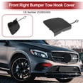 thumbnail image 2 of Tapa del gancho de remolque delantero derecho Unique Bargains para MercedesBenz GLC X253 2016-2018 Gancho No.2538853400 Sin color base de imprimación Plástico 1 Pc, 2 of 6