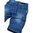 thumbnail image 5 of Bermuda De Mezclilla Para Hombre, Short De Mezclilla Cargo, 5 of 5