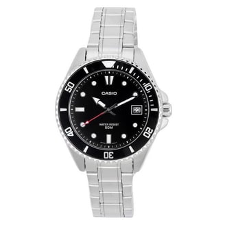 Casio, Unisex Digital Watch, A168WEMB-1B, Black stainless steel