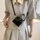thumbnail image 4 of Bolso de un solo hombro, bolso clásico de piel sintética, bolso de mano, adecuado para damas, citas diarias, negro, 4 of 5