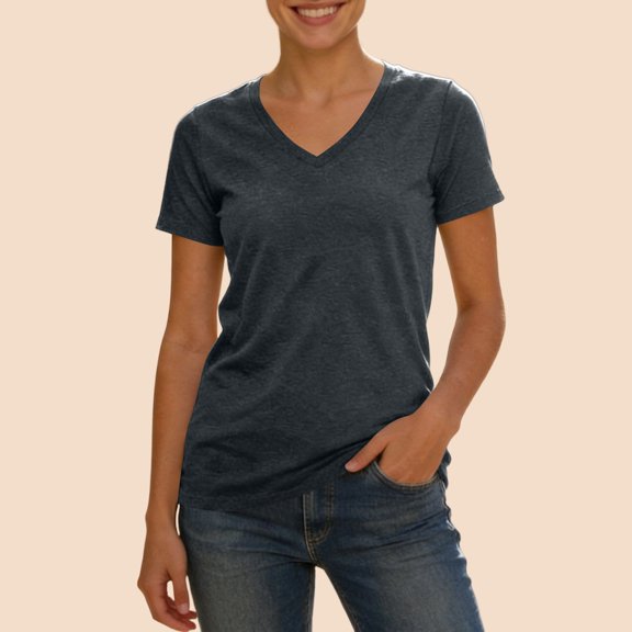 Ladies Shirts Summer Top for Women Cozy Thick Double- Long-Lasting Warm Base Layer Short Sleeve Tennis T-Shirt for Daily Wear in Autumn Winter Dark Gray XL