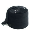 thumbnail image 3 of Tall Black Velvet Fez – Premium Moorish Moroccan Style Hat With Black Tassel, 3 of 5