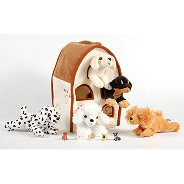 Chiot en peluche et accessoires - Dalmatien 15 cm