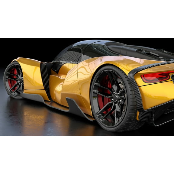 24x13in Sports Car Concept Vehicle Auto Speed Muscle Car 【Photo Paper】