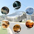 thumbnail image 5 of Aniceparthy Car Cover Fit for Sedan/MPV/SUV, Dust-Proof Protection, Oxford Cloth,w/ Reflective Strips,Waterproof All-Weather Rain Snow UV Sun Protector Indoor Outdoor (216.54*78.74*59.06 in), Silver, 5 of 10