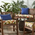 thumbnail image 3 of Greendale Home Fashions 17'' x 17'' Reversible Outdoor Throw Pillow, Set of 2, Marine Blue, 3 of 6