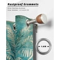 thumbnail image 6 of nqOlkjepod Outdoor Curtains for Patio Waterproof, Coastal Beach Tree Green Outdoor Privacy Panels Grommet, Vintage Tropical Flower Plant Blackout Outside Curtains for Porch/Cabana 54"x108", 1 Panel, 6 of 8