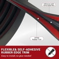 thumbnail image 3 of Borde de goma YANRUIPRO, 1,6 mm, autoadhesivo, 6 m, EPDM, negro, 3 of 7