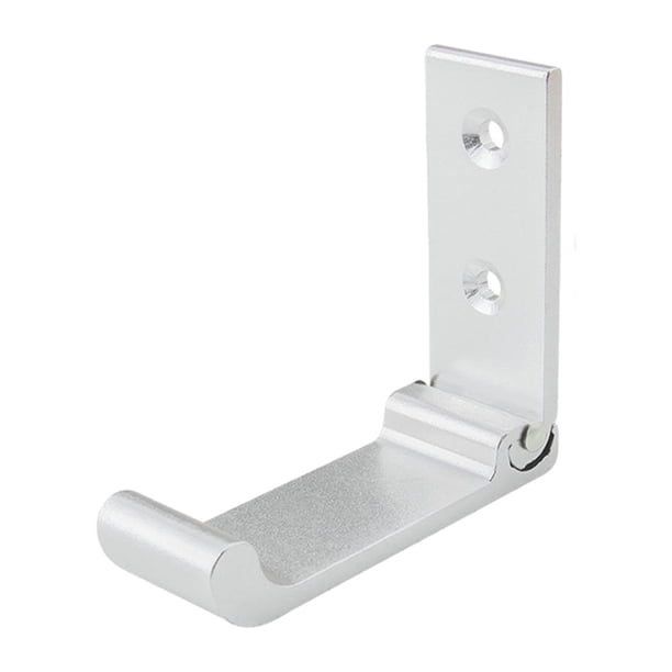 Speravity Ganchos montados en la pared de aleación de aluminio duraderos para ganchos plegables de función práctica ganchos colgantes Artesanía plata esmerilada