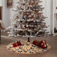 thumbnail image 5 of KLL Cute Dogs Head Christmas Tree Skirt 30" ,Party Decorations Farmhouse for Christmas Decorations Holiday Party, 5 of 6