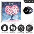 thumbnail image 3 of BZSMCE Dishwasher Magnet Cover Magnetic Sticker Creatively Heartfelt Love Printed 23"x26", 3 of 6