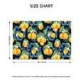 thumbnail image 2 of Placemats Set of 4, yellow lemons Blue Sicilian style Place mats for Dining Table Indoor/Outdoor, Cute Heat Resistant Washable Table Mats(18" x 12"), 2 of 8