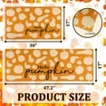 thumbnail image 3 of Fall Kitchen Rugs, Fall Decorations for Home Fall Kitchen Mats Set of 2, Non-Slip Backing Autumn Pumpkin Floor Mat, Fall Decor Harvest Thanksgiving Decor Holiday Rug 17"x47.2"+17"x30", 3 of 6