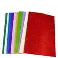 thumbnail image 1 of 10 hojas autoadhesivas recubiertas de polvo dorado brillante para manualidades., 1 of 7