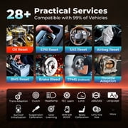 Autel Scanner MaxiCheck MX808S With AL319, 3000+ Active Test, 28+ Service, OE All System Diagnostics, 2 Year Updates