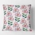 thumbnail image 2 of Designart Floral Botanical Retro XII' Mid-Century Modern Throw Pillow - 16x16, 2 of 2