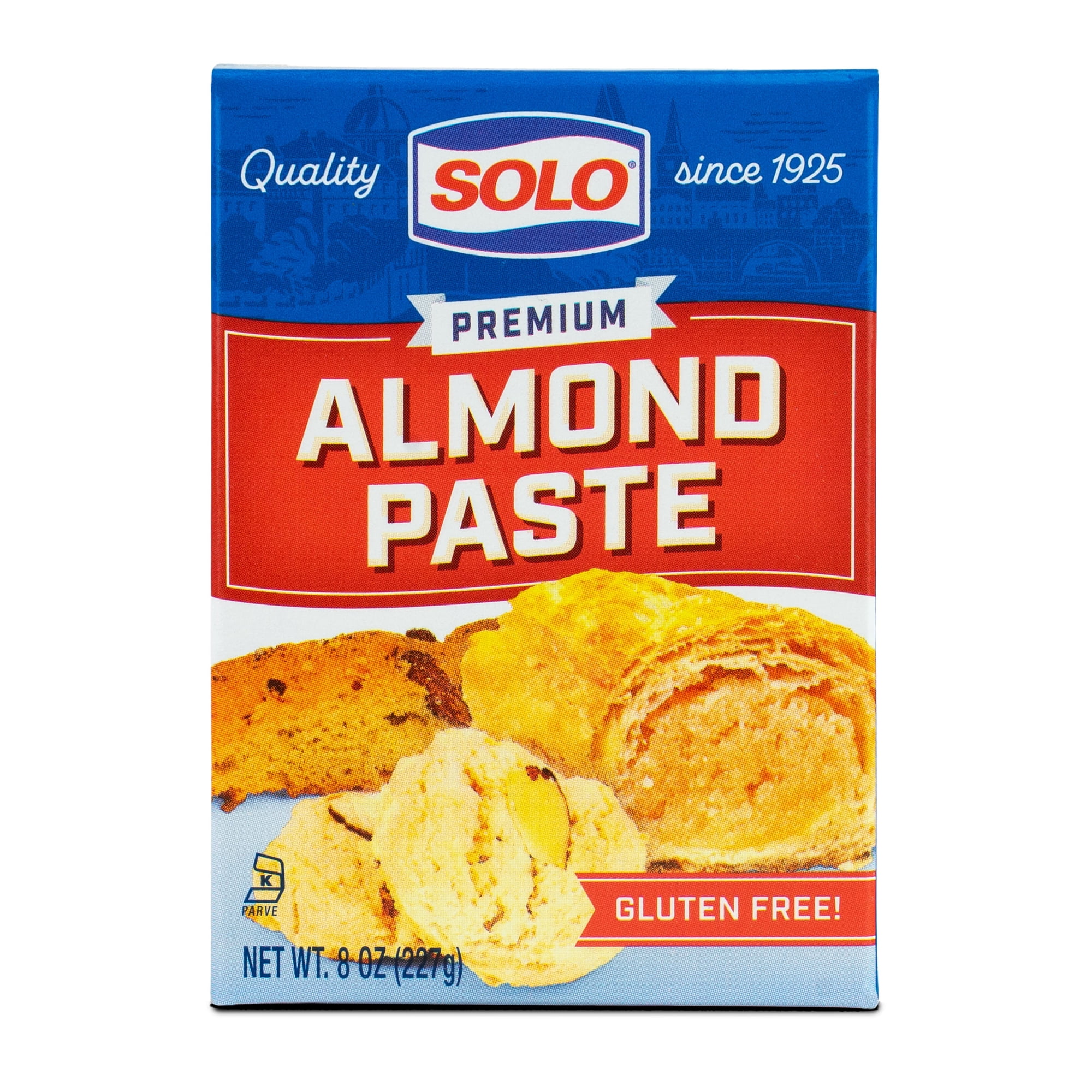 Solo Gluten-Free Premium Almond Paste, 8 oz Box
