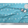thumbnail image 3 of Soimoi Rayon Crepe Fabric Notes,Guitar & Saxophones Musical Instrument Printed Craft Fabric by The Yard 46 Inch Wide, 3 of 3