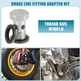 thumbnail image 2 of Unique Bargains 2 Set Car Bolt Brake Fitting Adapter M10x1.0 Brake Line Thread Single Bolt with 4 Copper Washers, 2 of 6